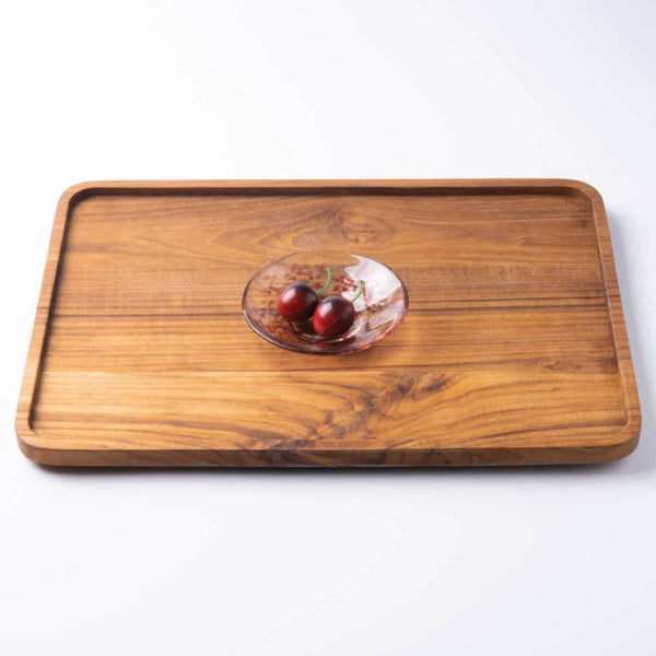 Aderia Handmade Small Glass Plate Pink Blossoms Design 100mm