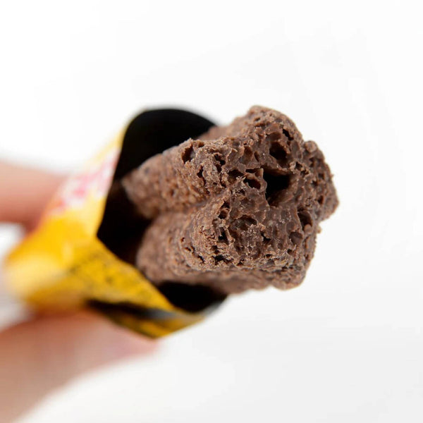 Ginbis Shimi Choco Stick Chocolate Covered Corn Puff Snack (Pack of 10)