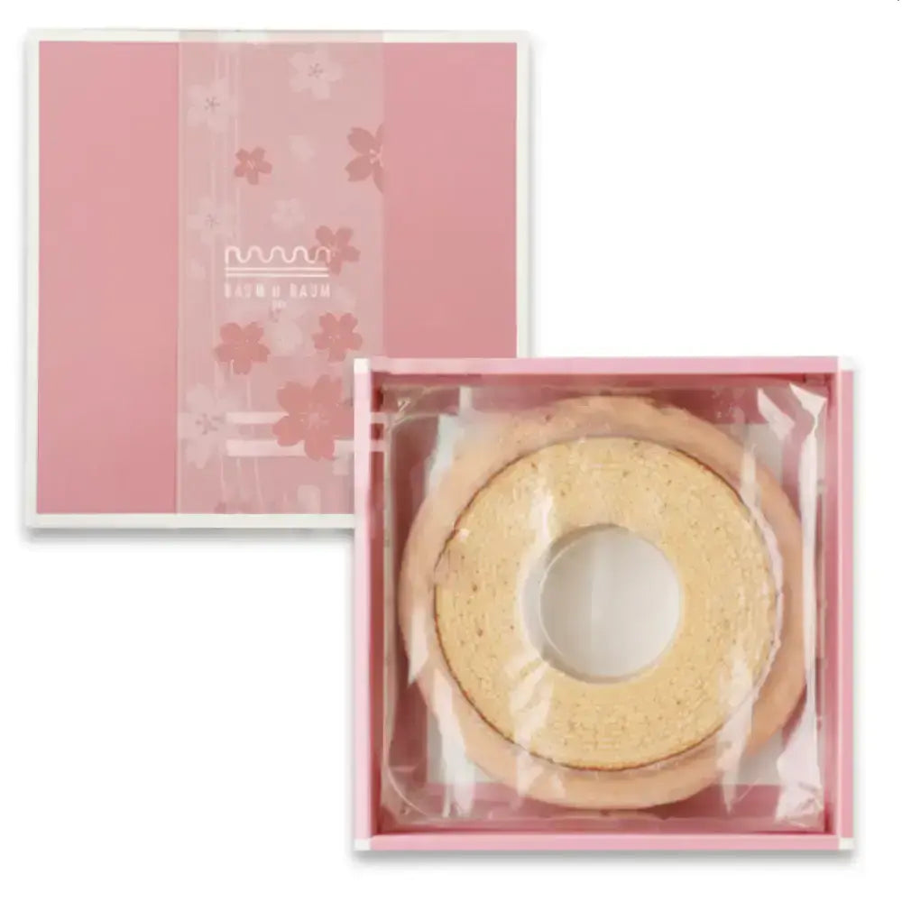 Baum u. Baum Japanese Baumkuchen Ring Cake Sakura Cherry Blossom 1 Piece