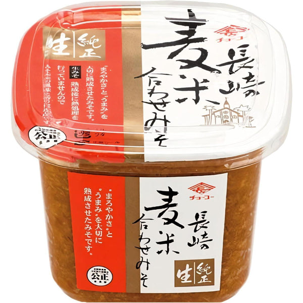 Choko Blended Miso Unpasteurized Naked Barley & Rice Raw Miso Paste 500g