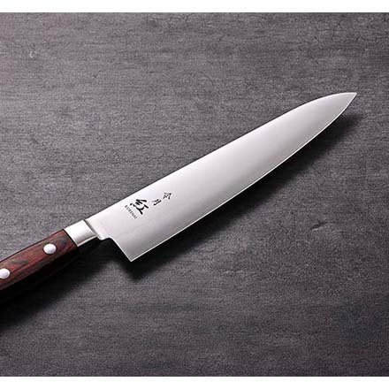 Fuji Kurenai Gyuto Knife Molybdenum Vanadium Japanese Chef Knife 210mm