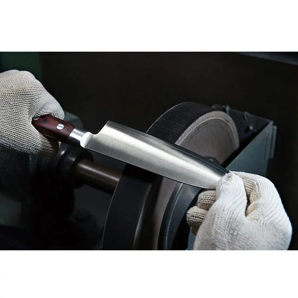 Fuji Kurenai Santoku Knife Molybdenum Vanadium All-Purpose Knife 170mm