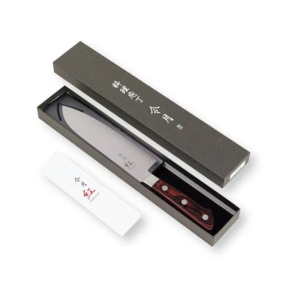 Fuji Kurenai Santoku Knife Molybdenum Vanadium All-Purpose Knife 170mm
