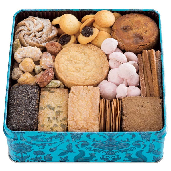 Gin No Mori Luxury Handmade Cookie Assortment Tin Gift Box (14 Types)