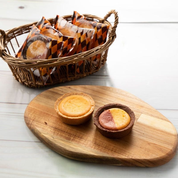 Ginnomori Cheesecake Tart Mix Plain & Strawberry Chocolate 8 Pieces