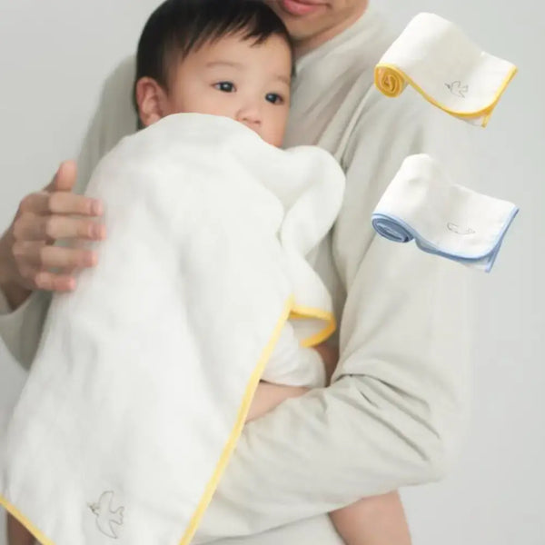 Hartwell Imabari 3-Layer Muslin Frictionless Towel for Babies 70cm