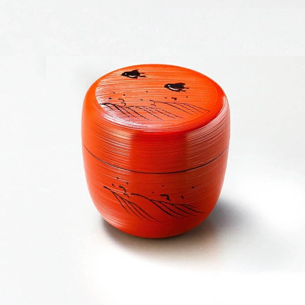 Isuke Natsume Lacquered Ceremonial Tea Caddy
