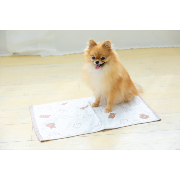 Jogan Pet Cool Mat Cooling Mat for Small Pets Brown 34 x 50 cm