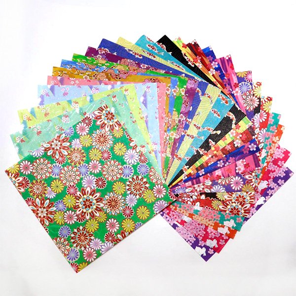 Kamiiso Washi Retro Modern Pattern Chiyogami Origami Paper 24 Sheets