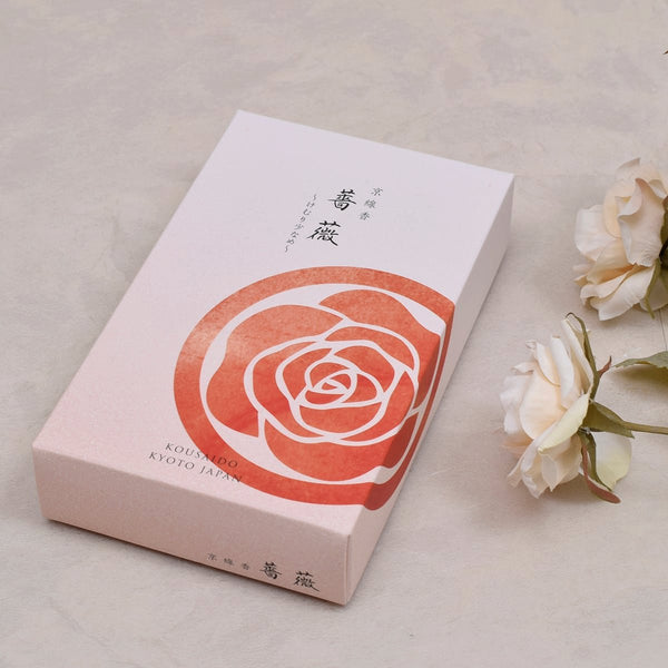 Kousaido Kyoto Low Smoke Rose Incense Sticks Delicate Fragrance 70g