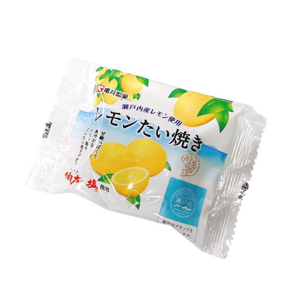 Lemon Taiyaki Sweet Bean Paste Filled Fish-Shaped Cake (Pack of 10)