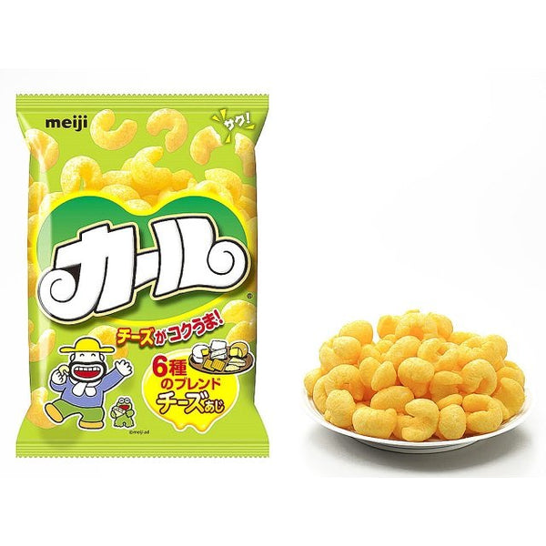 Meiji Karl Cheese Curls Corn Puffs Snack 64g
