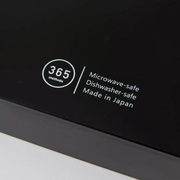 Minimalist Black Microwaveable Bento Lunch Box Big Capacity 1000ml