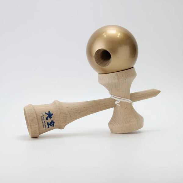 Ozora Kendama Handmade JKA Certified Cup-And-Ball Toy Gold
