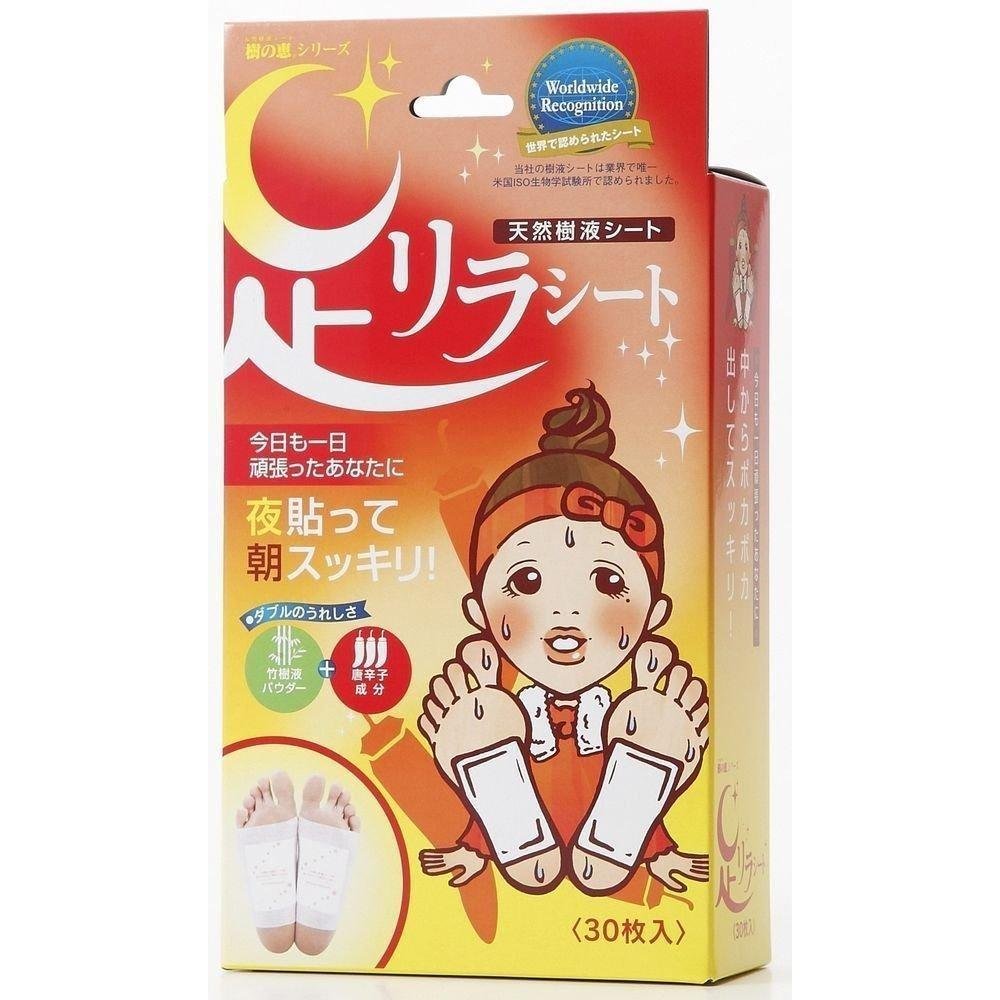 Kinomegumi Ashirira Foot Care Relax Sheet Chili Pepper 30 Sheets