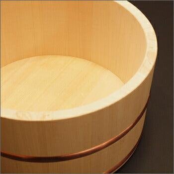 Umezawa Hinoki Bath Bucket (Handmade Japanese Cypress Bath Bucket)