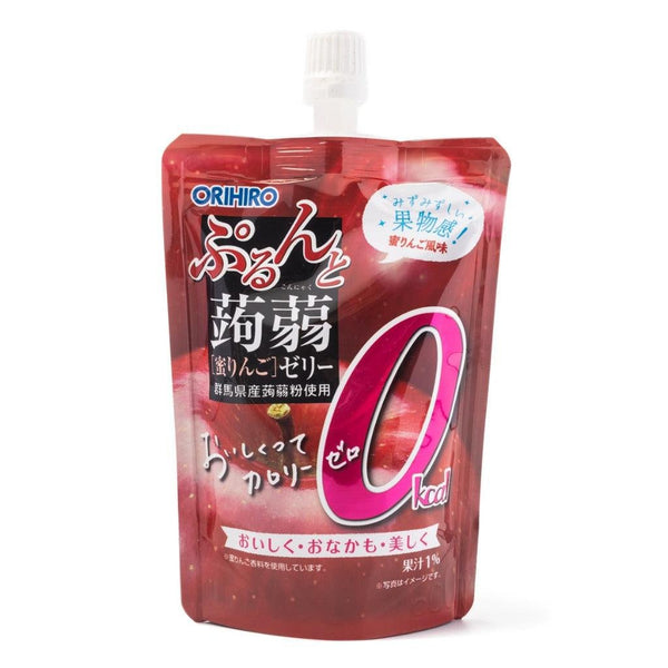 Orihiro Drinkable Konjac Jelly Calorie Free Diet Supplement Apple Flavor 130g