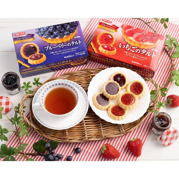 Mr. Ito Bite Sized Blueberry Tart Snack 8 Pieces (Pack of 3)