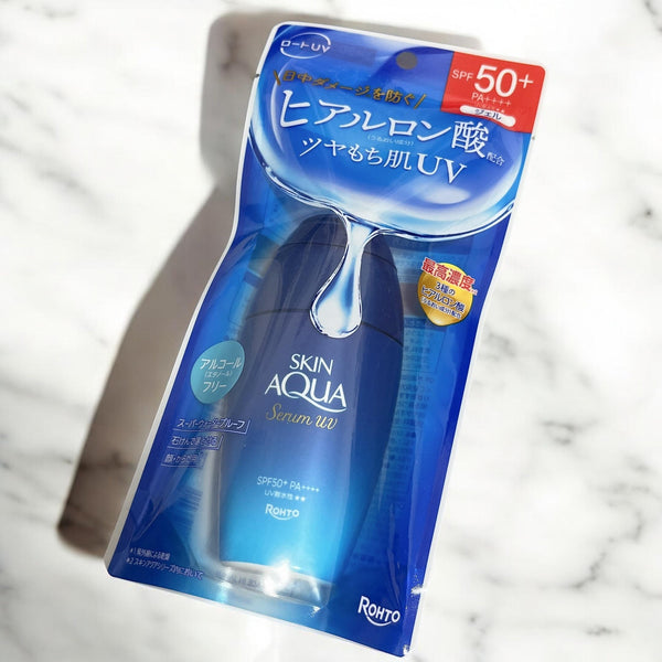 Rohto Skin Aqua Hyaluronic Serum UV Sunscreen Gel SPF50+ 70g