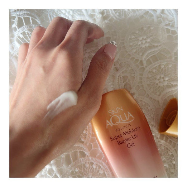 Rohto Skin Aqua Sunscreen Super Moisture Barrier UV Gel SPF50+ 100g