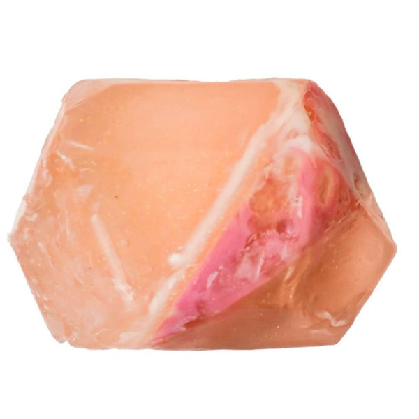 Rose Quartz Jewelry Soap Handmade Moisturizing Pink Crystal Bar Soap 60g