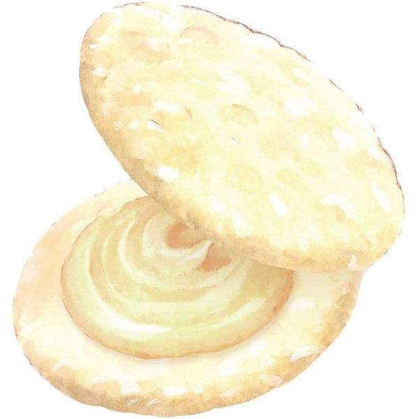 Shiroi Fusen Milk Cream Filled Soft Rice Crackers (Pack of 3)
