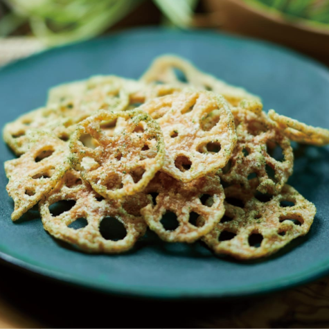 Sokan Nori Renkon Chips Japanese Seaweed Flavored Lotus Root Chips 18g (Pack of 6)