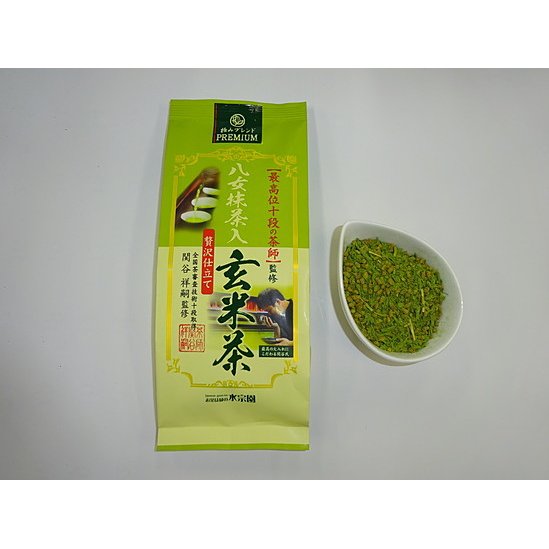 Suisouen Genmaicha Brown Rice Green Tea & Yame Matcha Blend 150g