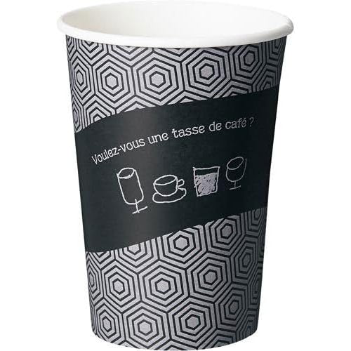 Sunnap Strong Paper Cups for Hot & Cold Drinks 400ml (Pack of 50)
