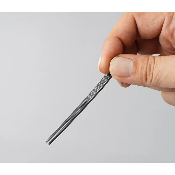 Todai Japanese Black Oxide Steel Wagashi Pick Fork 7 Piece Set