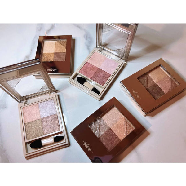 Visee Nuance Dewy Creator Glossy Four Color Eyeshadow Palette 5g