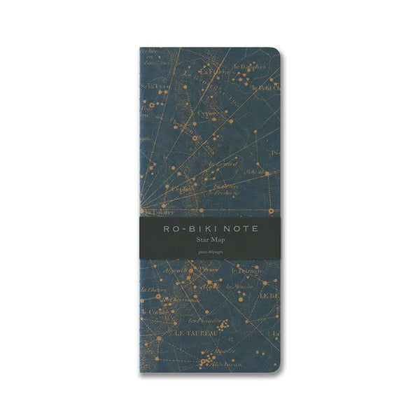 Yamamoto Ro-Biki Wax Paper Notebook Star Chart Design (60 pages)