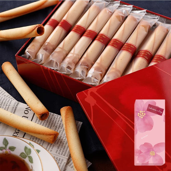Yoku Moku Cigare au Chocolat Japanese Cigar Chocolate-filled Cookies 18 Pieces