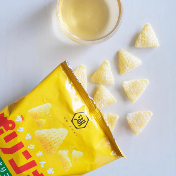 Koikeya Polinky Corn Soup Chips Japanese Corn Snack 55g (Pack of 3)