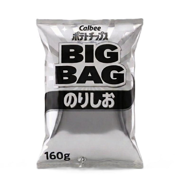 Calbee Norishio Salted Seaweed Potato Chips Big Bag 160g (Pack of 3)