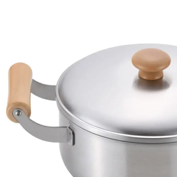 Chitose Stylish Two-Handled Soup Pot With Lid (IH Compatible) 2.8L