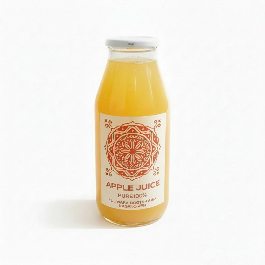 Fujiwara Roots Farm Pure Natural Nagano Apple Juice 180ml
