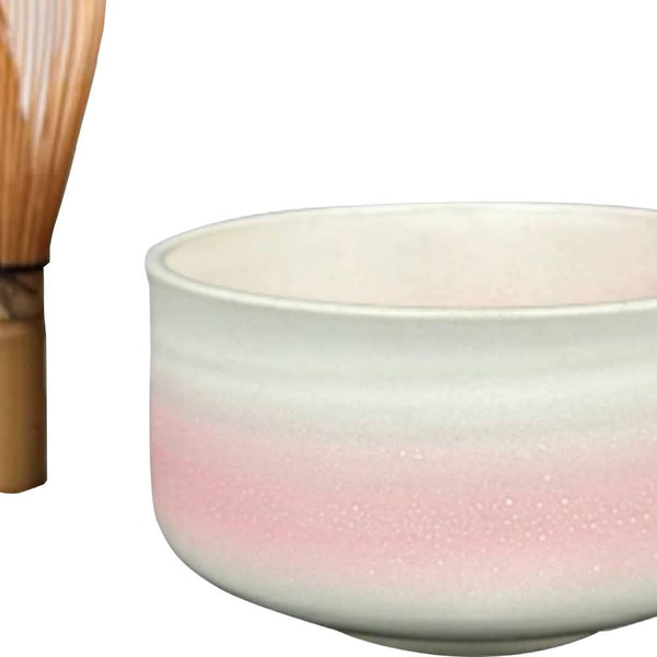 Hasami Porcelain Matchawan Pink Matcha Tea Bowl With Wooden Box