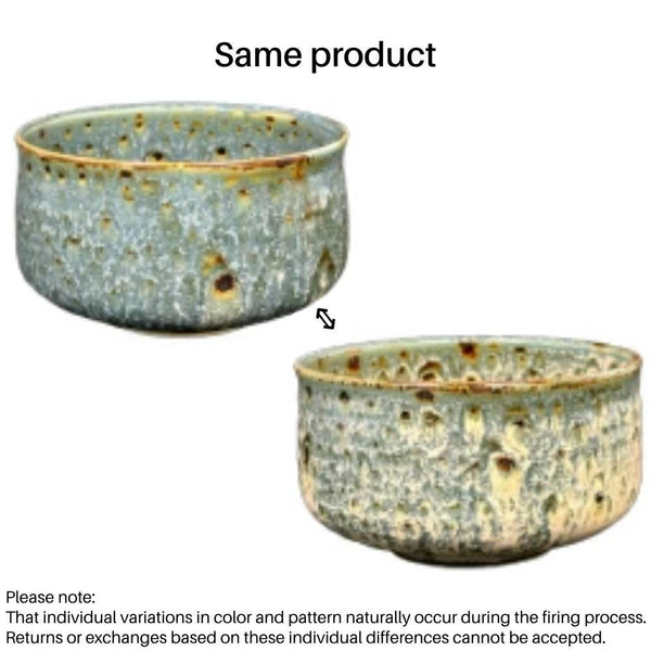 Hasami Porcelain Matchawan Rustic Matcha Tea Bowl With Wooden Box