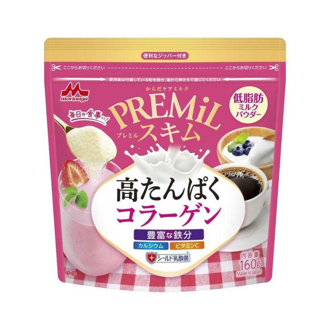 Morinaga Low Fat High Protein Skim Milk Collagen Powder Mix 160g