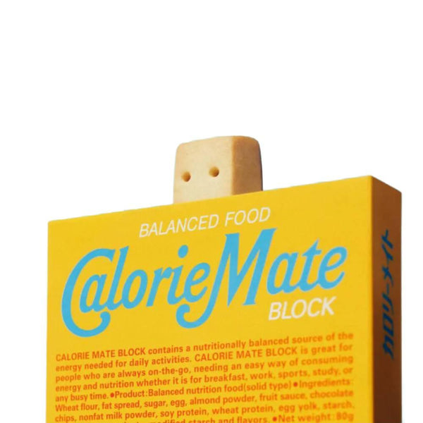 Calorie Mate Block Balanced Nutrition Food Vanilla 4 Bars