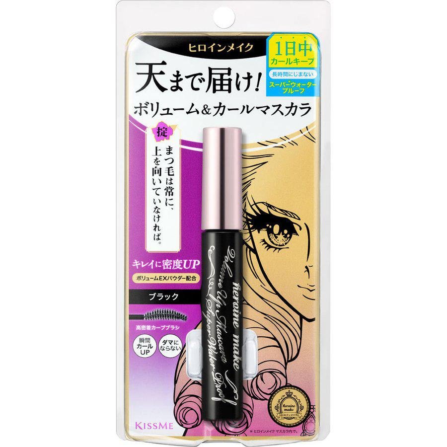Isehan Kiss Me Heroine Make Volume & Curl Waterproof Mascara Black 6g