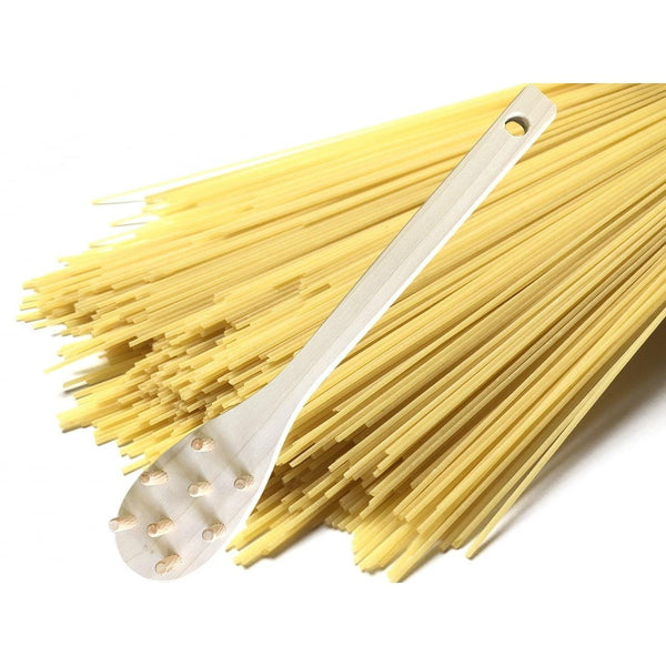 Oyanagi Wooden Spaghetti Spoon Natural Wood Pasta Server 300mm