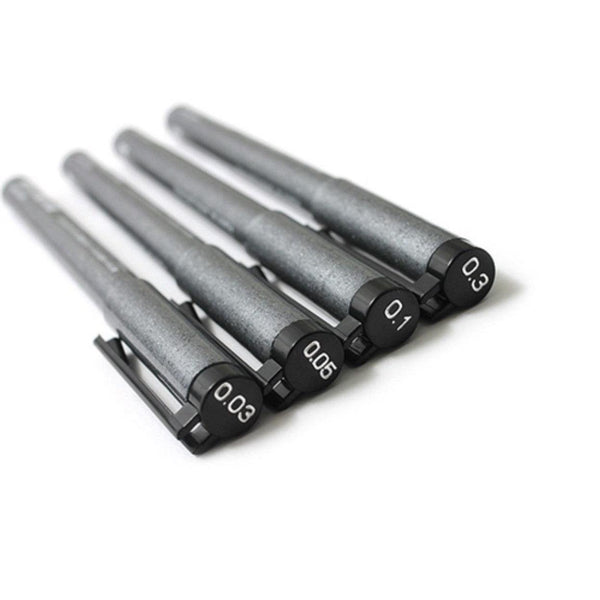 Copic Multiliner Marker Set Black 4 Pens