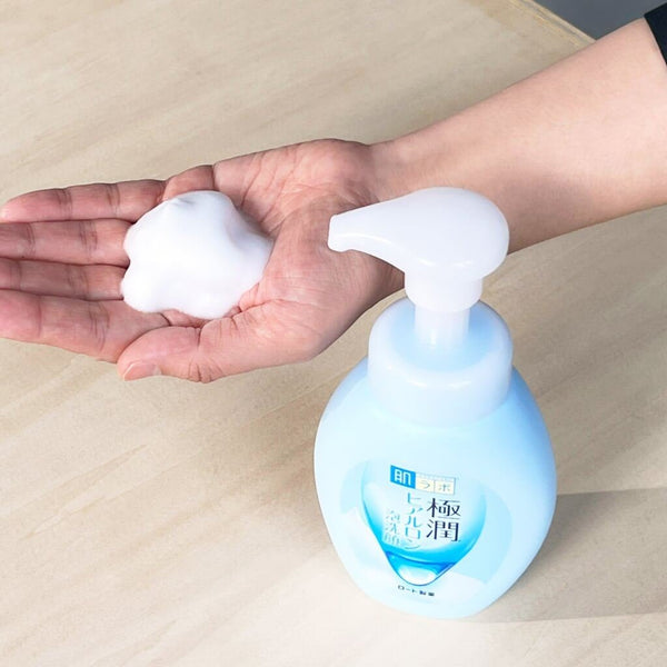 Rohto Hada Labo Gokujyun Hyaluronic Acid Foaming Face Wash 160ml