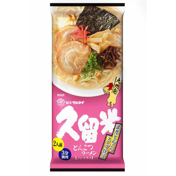 Marutai Kurume Rich Tonkotsu Instant Ramen (Pack of 3)