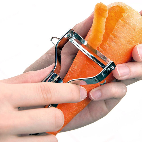 Shimomura Rapid Peeler Stainless Curved Blade Vegetable Peeler