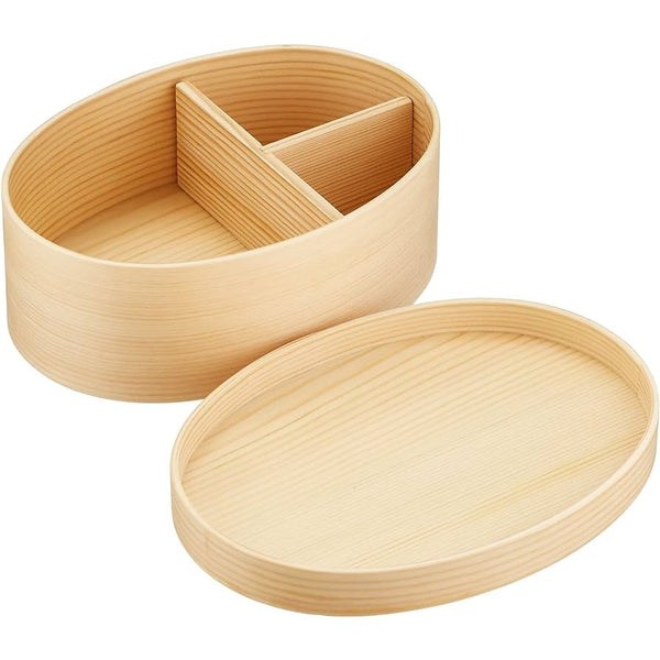 Wooden Lacquerware Bento Box Japanese Lunch Box 700ml