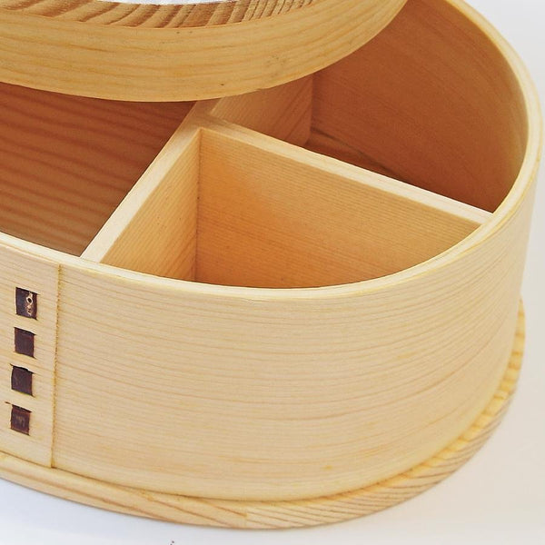 Wooden Lacquerware Bento Box Japanese Lunch Box 700ml